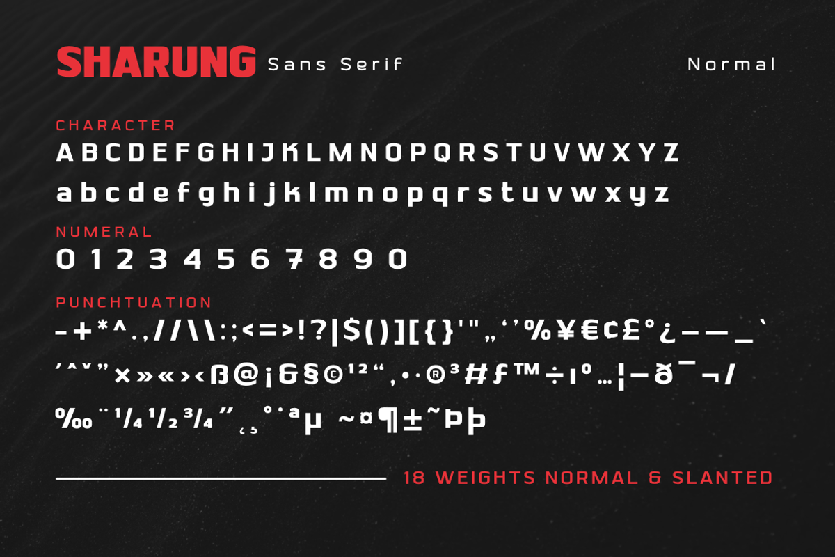 Sharung, a Sans Serif Font by twinstd (Photo 10 of 13)