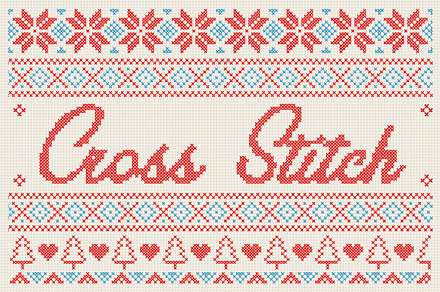 Christmas Cross Stitch Effect, an Action Add-On by Greg Nicholls