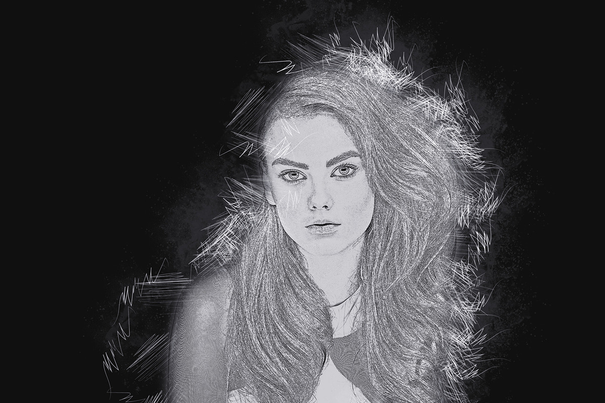 Sketch Art Photoshop Action, an Action Add-On by Studio Retouch (Photo 11 of 11)