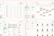Beauty Clinic Management Dashboard, an UI Kit Template by peterdraw (Thumbnail 3 of 7)