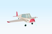 Low Poly Plane, a Cars & Vehicle 3D Model by Anton Moek (Thumbnail 2 of 3)