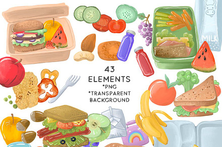 Big School food lunch set
