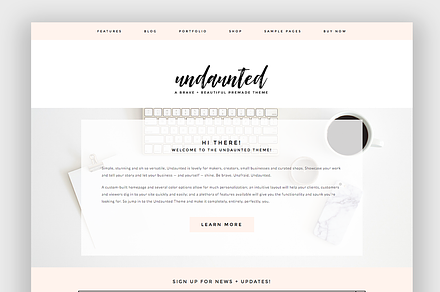 Undaunted Wordpress Theme