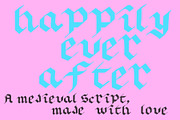 Happily Ever After Medieval Font, a Handwritten Font by Eryn Rose Design (Thumbnail 16 of 18)