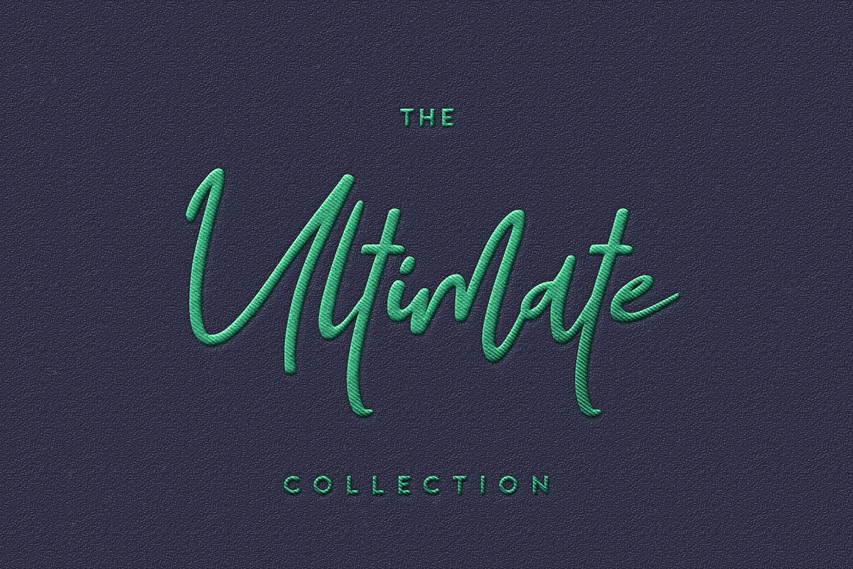 Justinot Infinity Marker Font preview 8