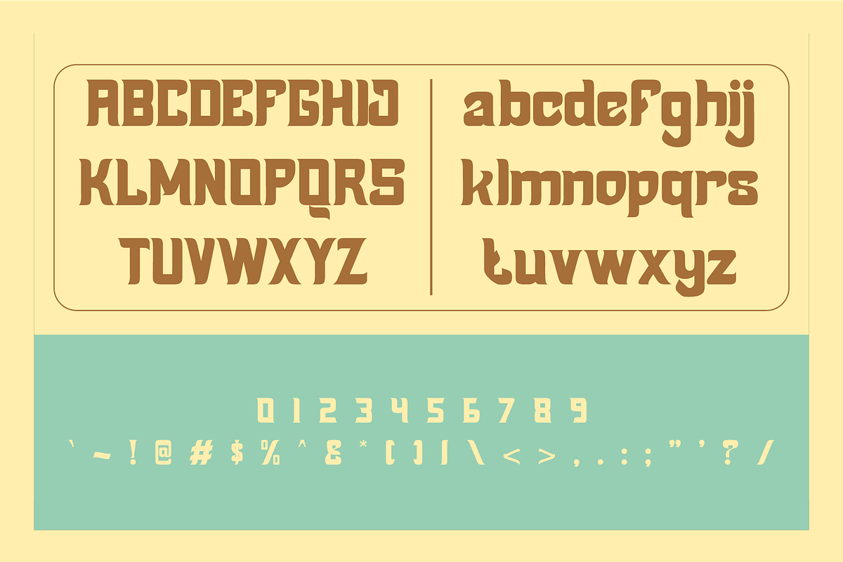 Sansbrow - Retro Display Font, a Font by Hanstype.com (Photo 3 of 10)