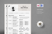 Resume / CV Template, a Resume Template by Creativity-Design (Thumbnail 1 of 4)