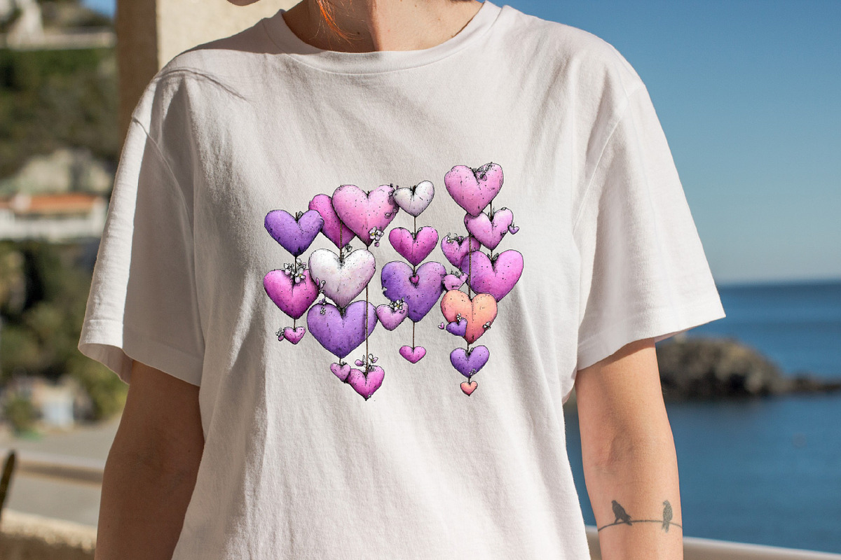 Whimsical Valentine Clipart Bundle., an Illustration by SVGArt (Photo 5 of 7)