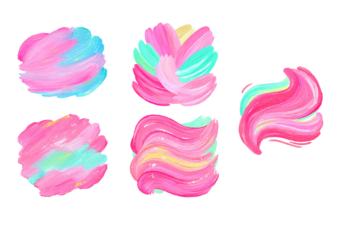 Valentine Brushstroke Elements clipa, an Illustration by Designworld (Photo 3 of 5)