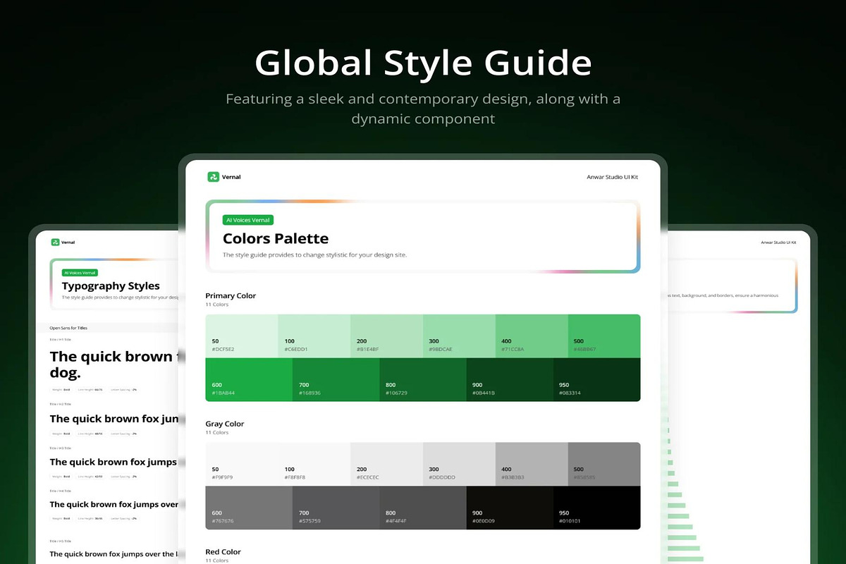 AI Voice Intelligence UI Kit, an UI Kit Template by Lumina_ui_ux202 (Photo 3 of 8)