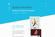 Qusq Pro - Unique Colorful Portfolio, a WordPress Template by IshYoBoy (Thumbnail 5 of 14)
