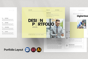 Portfolio Template | MS Word & EPS, a Brochure Template by HiveArts