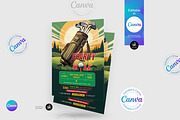 Golf Flyer Template, a Flyer Template by Aam360 (Thumbnail 2 of 3)