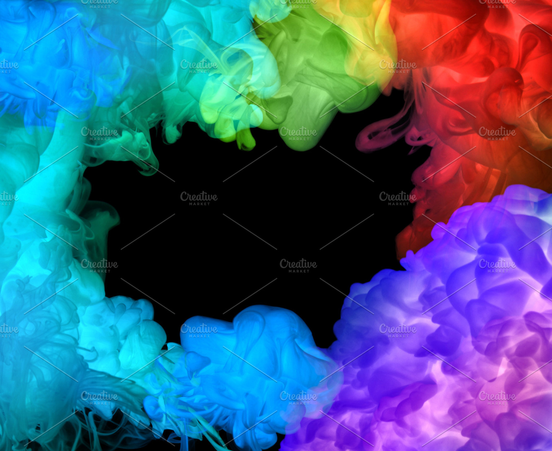 Acrylic colors in water., a Background Photo by Liliia Rudchenko
