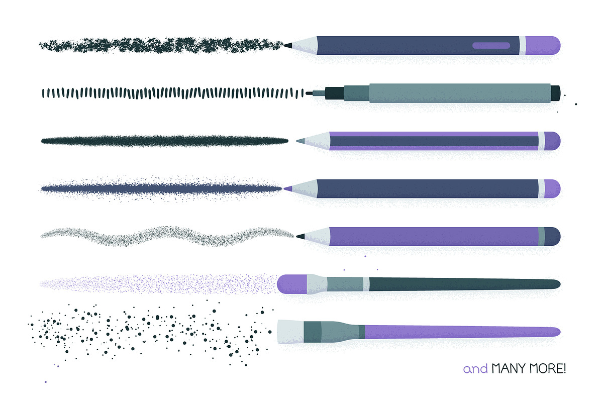 Grain & Texture Brushes, a Brush Add-On by Side Project (Photo 3 of 5)