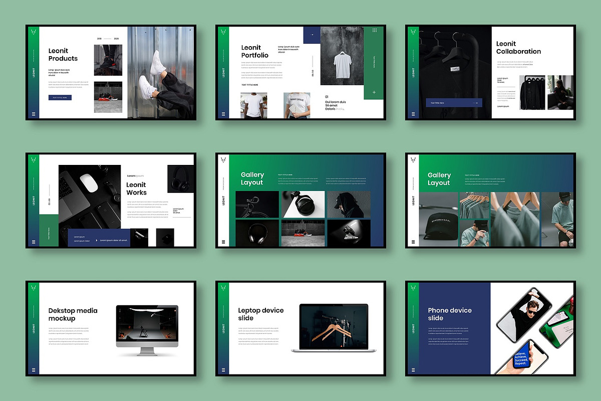 Leonit - Business Google Slide, a Presentation Template by Dens Creative Studio (Photo 4 of 6)