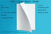 Grids - Draw Sketch Design, a Pattern Graphic by HMX23 (Thumbnail 2 of 2)