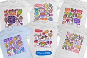 Unicorn Doodle Pack, an Animal Illustration by VitaminRGB (Thumbnail 4 of 4)