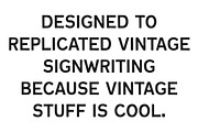 Cut & Shave Hand Drawn Vintage Font, a Sans Serif Font by Off The Rack © (Thumbnail 4 of 6)