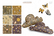 Cute Butterfly 120+ elements, a Decorative Illustration by BAGIRA | Studio (Thumbnail 7 of 9)