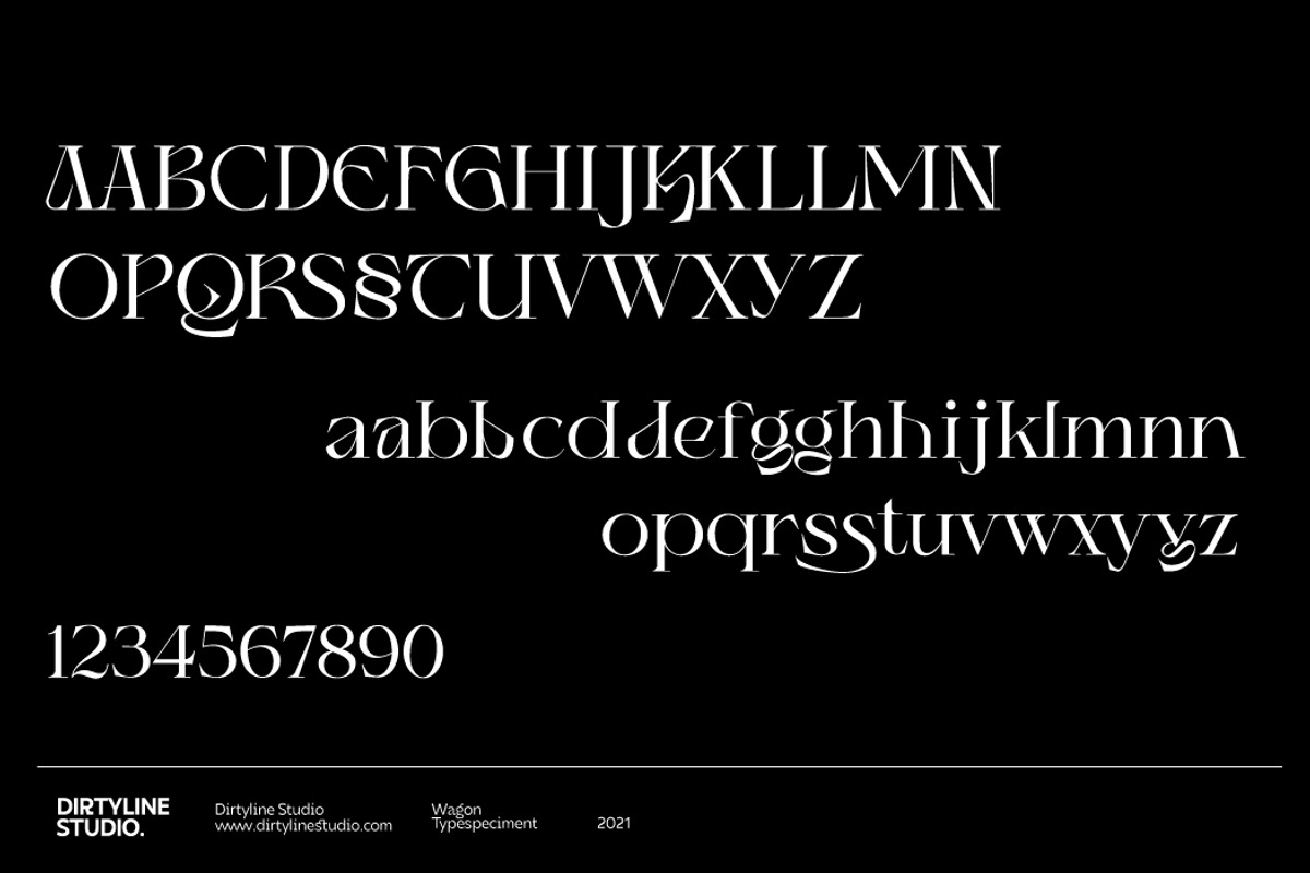 Wagon Display Serif+Italic, a Serif Font by Dirtyline Studio (Photo 6 of 20)