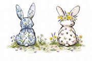 Easter Bunnies, an Object Graphic by VetalStock (Thumbnail 1 of 3)