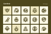 1500 Bird Logo Art Set, a Solid Icon by Creative Stall (Thumbnail 20 of 38)