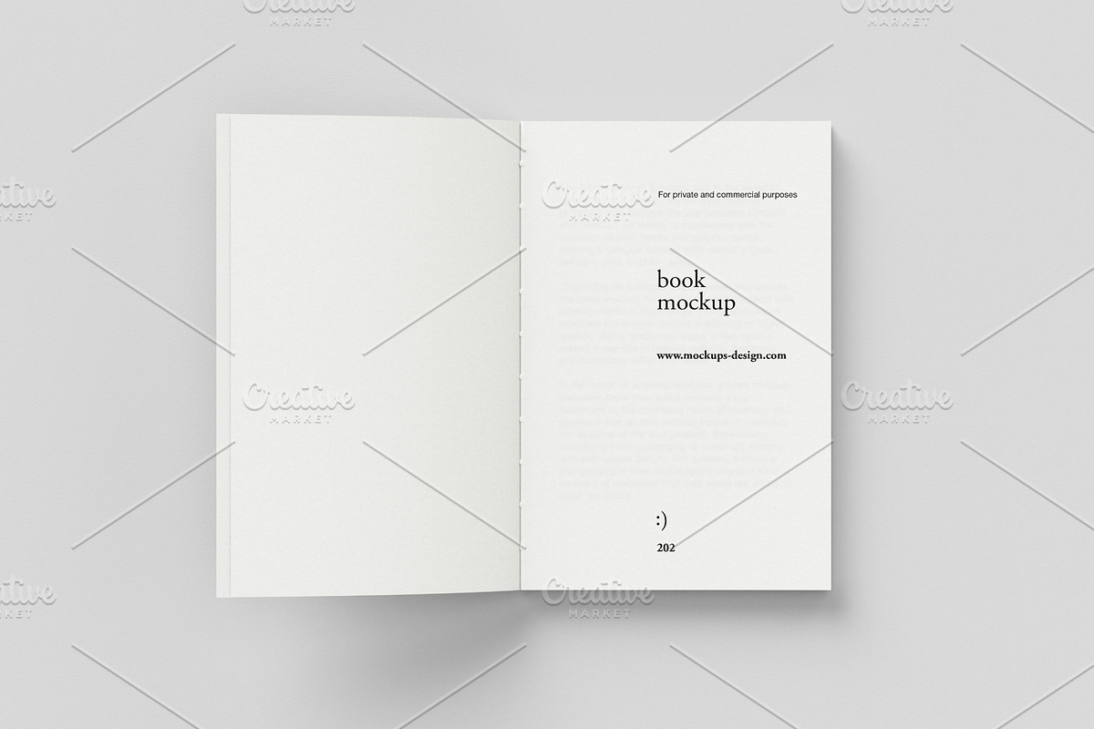Minimalist book mockup 7 pdf files, a Books & Magazine Mockup by MOCKUPSDESIGN (Photo 4 of 7)
