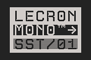 Lecron Mono, a Sans Serif Font by Sunny Side Type (Thumbnail 1 of 13)