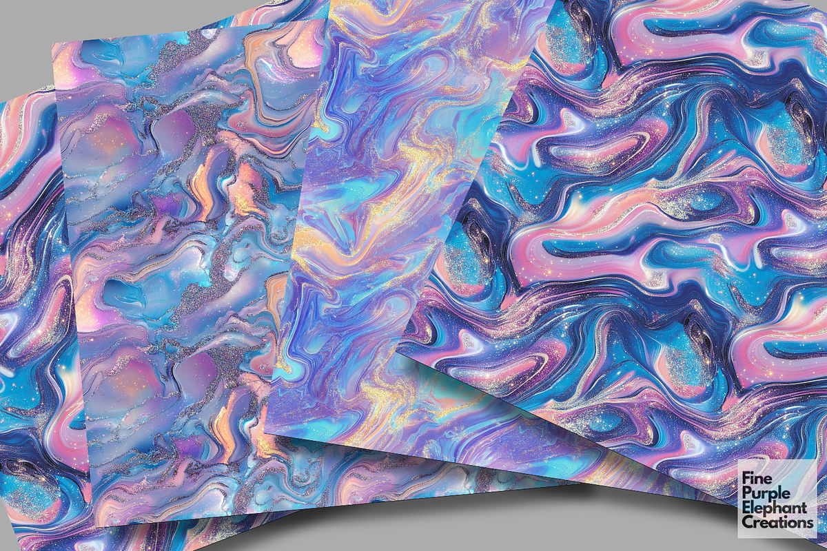 Glitter Holo Marble Texture Granite, a Pattern Graphic by Fine Purple Elephant (Photo 3 of 5)