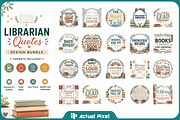 Librarian Quotes Bundle, an Object Graphic by Actual Pixel (Thumbnail 1 of 20)