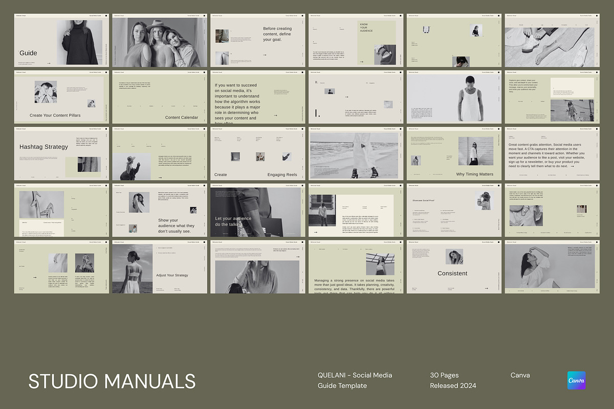 QUELANI - Social Media Guide, a Social Media Template by Studio Manuals (Photo 8 of 8)