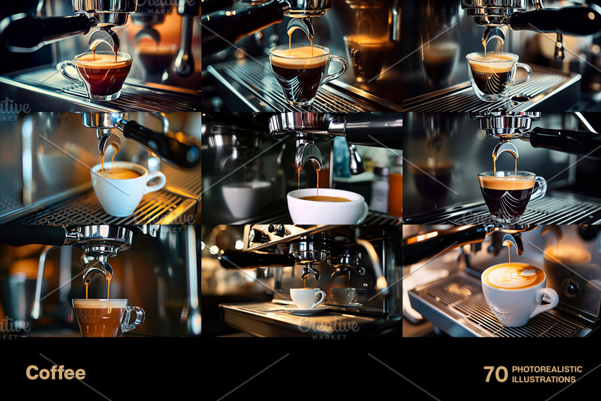 Coffee. 70 images, a Food & Drink Photo by Handmadefont (Photo 11 of 14)