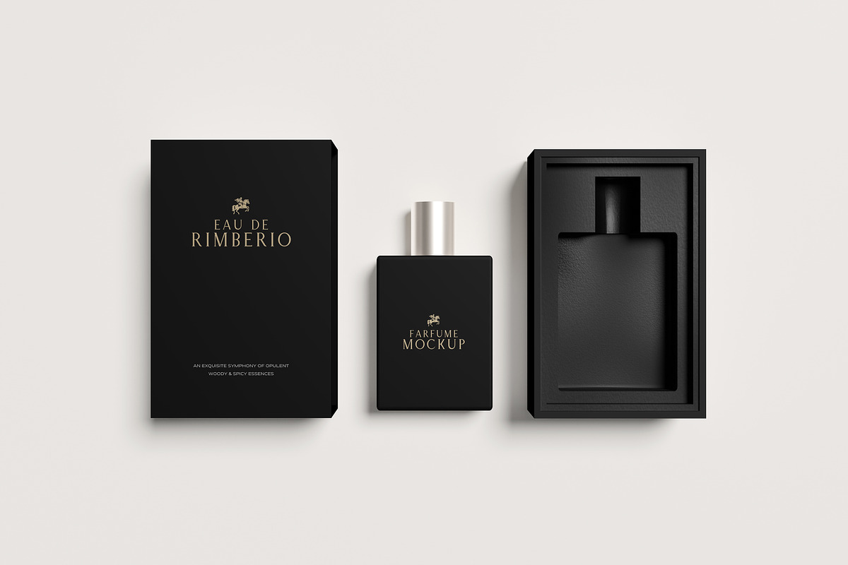Box Adn Parfum Mockup, a Packaging Mockup by xavier_studio (Photo 5 of 5)