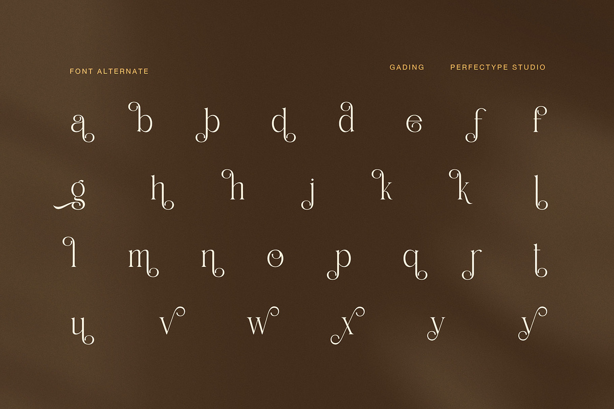 Gading Elegant Serif Display Font, a Serif Font by Perfectype (Photo 8 of 8)