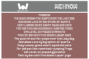 Mission Timeline font, a Font by weknow (Thumbnail 6 of 8)