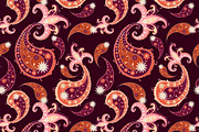 Royal Paisley Vector Pattern, a Pattern Graphic by Ania Illustration (Thumbnail 3 of 5)