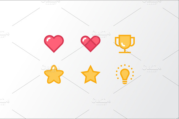 6 x Favourite icon preview 2