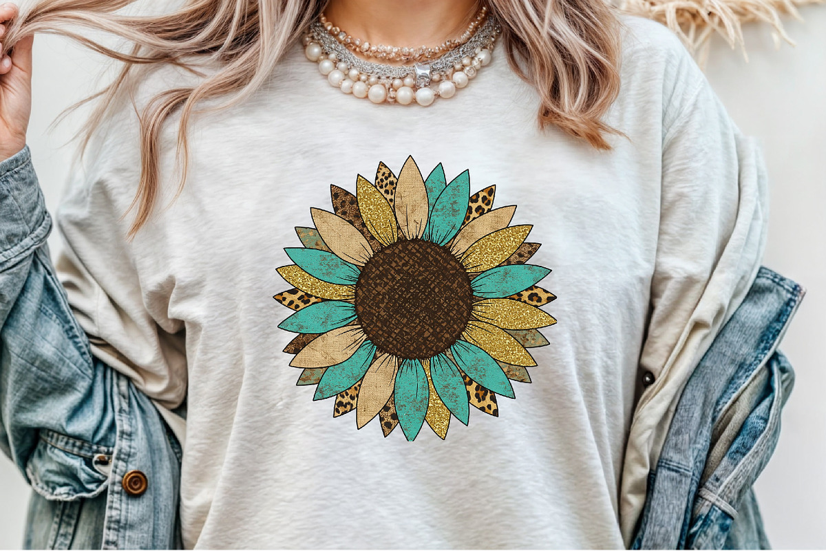 Sunflower Western PNG, an Illustration by Sublimation Artist (Photo 3 of 9)