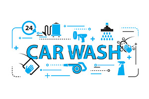 Car wash Background