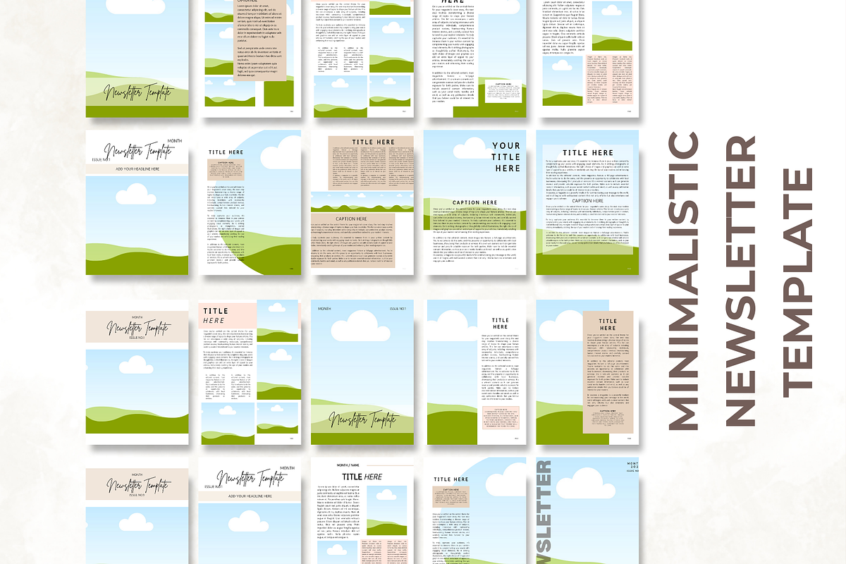 Editable in Canva Newsletter, a Marketing Template by Digital By Nikoleta (Photo 3 of 10)