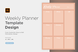 Weekly Planner Sheet Design-44