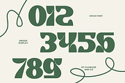 Kova - Playful Display Sans Font, a Font by Flawless And Co (Thumbnail 8 of 10)