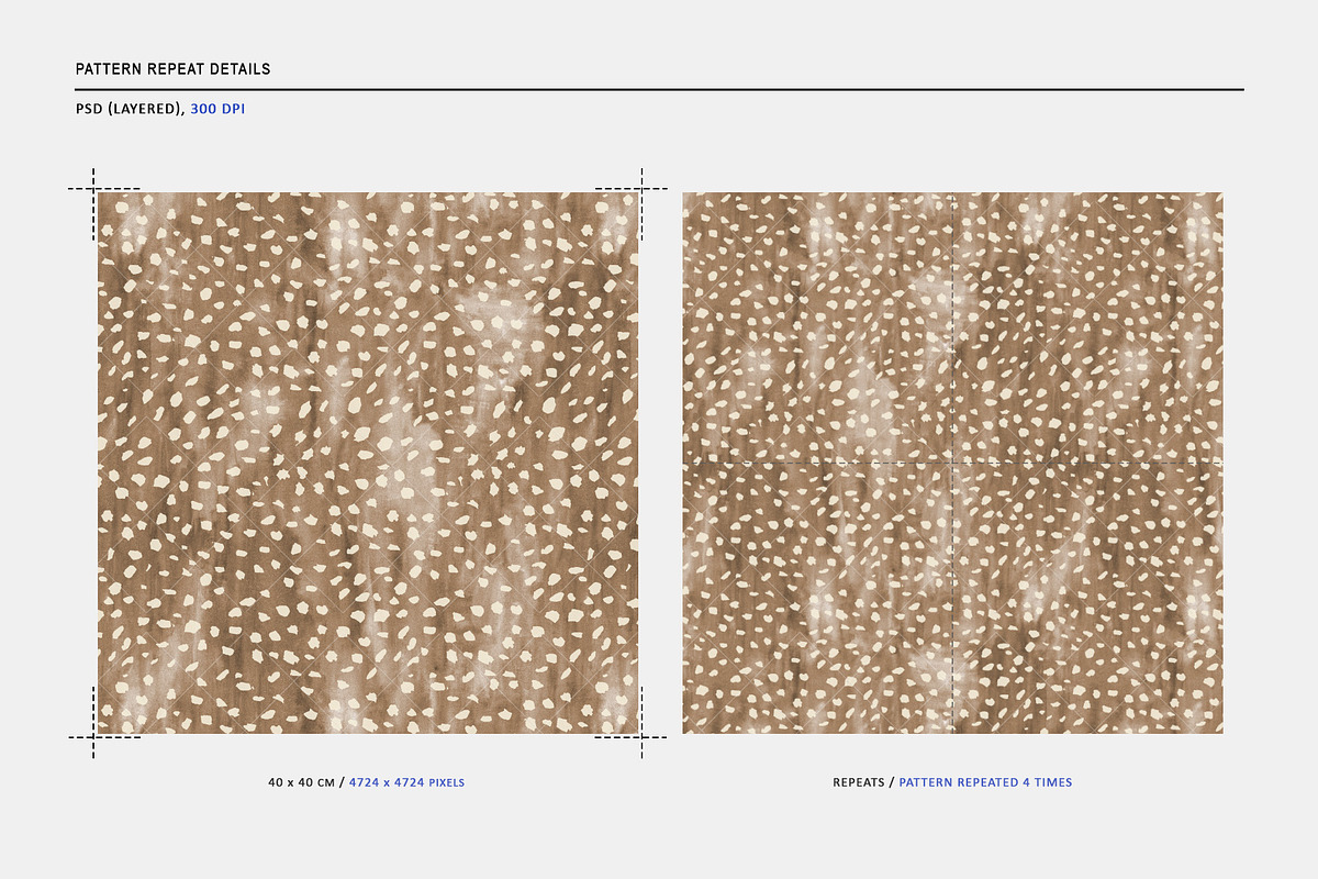 Cream Spots Animal Print Pattern, a Pattern Graphic by Talip Memis (Photo 2 of 11)
