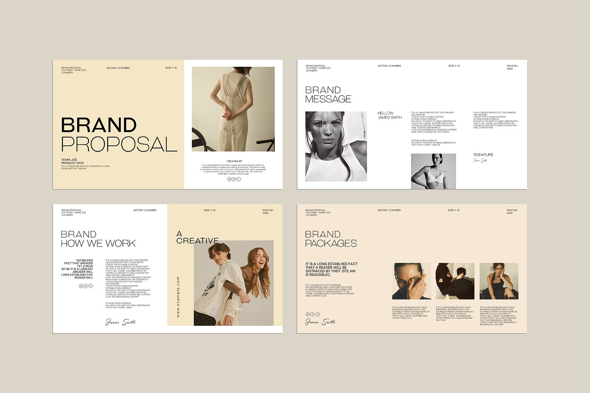Brand Proposal Presentation Template, a Presentation Template by evgenystudio (Photo 7 of 7)