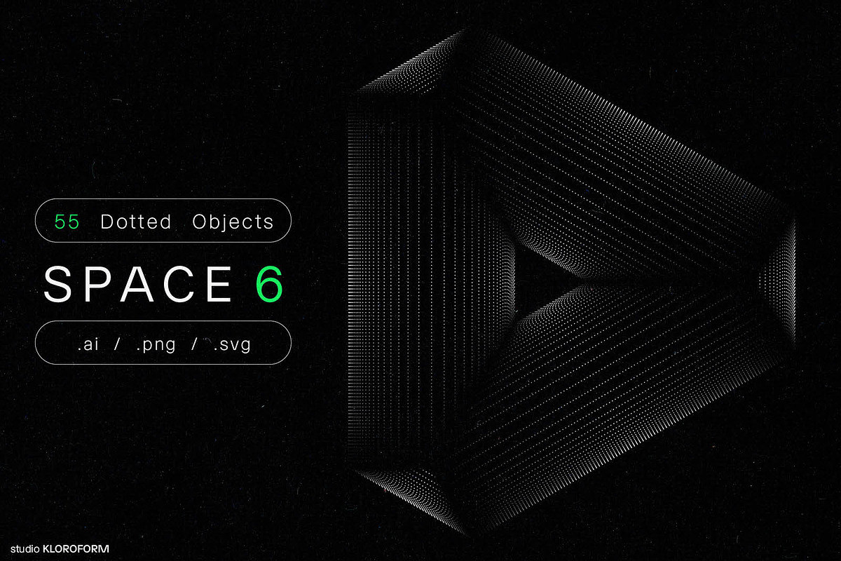 SPACE 6 - 55 dotted line objects, an Object Graphic by kloroform (Photo 1 of 20)