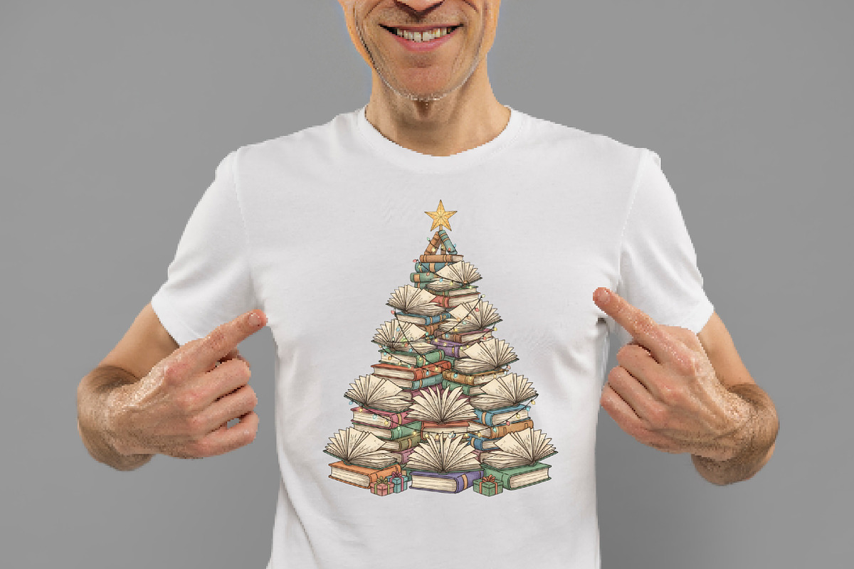 Books Christmas Tree Teacher PNG, an Illustration by Daily.Designs (Photo 2 of 5)