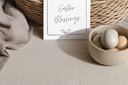Neutral 5x7 Easter Card Mockup, a Product Mockup by Serenefeeling (Thumbnail 4 of 6)