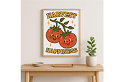 Harvest Happiness Wall Art Tomato, a Background Graphic by LaseredNinja (Thumbnail 2 of 7)