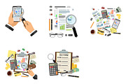 Tax, Auditing and Test Themes, a Finance Illustration by TAlex (Thumbnail 7 of 7)